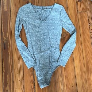 Hollister tie-front bodysuit